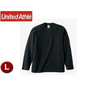 United Athle/ユナイテッドアスレ  501001C  5.6オンス ロングスリーブTシャツ アダルトサイズ 【L】 (ブラック)｜murauchi3