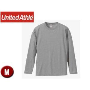 United Athle/ユナイテッドアスレ  501001C  5.6オンス ロングスリーブTシャツ アダルトサイズ 【M】 (ミックスグレー)｜murauchi3