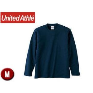 United Athle/ユナイテッドアスレ  501001C  5.6オンス ロングスリーブTシャツ アダルトサイズ 【M】 (ネイビー)｜murauchi3