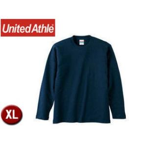 United Athle/ユナイテッドアスレ  501001C  5.6オンス ロングスリーブTシャツ アダルトサイズ 【XL】 (ネイビー)｜murauchi3