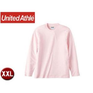 United Athle/ユナイテッドアスレ  501001CX  5.6オンス ロングスリーブTシャツ アダルトサイズ  【XXL】 (ベビーピンク)｜murauchi3