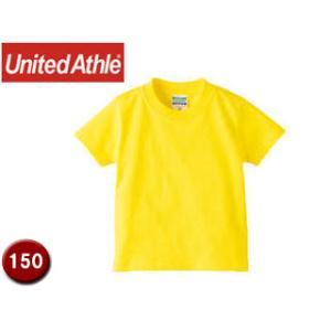 United Athle/ユナイテッドアスレ  500102C  5.6オンスTシャツ キッズサイズ 【150】 (イエロー)｜murauchi3