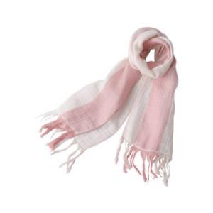 　 ★★★ラインカラーマフラー 薄紅×さくら  GV―1500―12