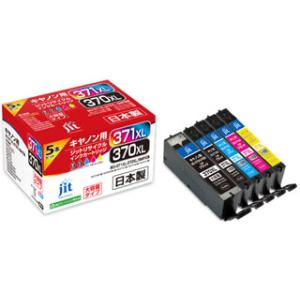 JIT/ジット キヤノン BCI-371XL＋370XL/5MP対応 リサイクルインク JIT-AC...