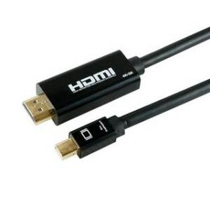 ホーリック HORIC Mini DisplayPort→HDMI変換ケーブル 1m MDPHD10-175BK｜murauchi3