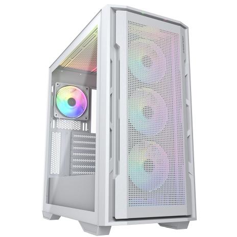 COUGAR クーガー Uniface RGB White ミドルタワーケース/ホワイト/120mm...