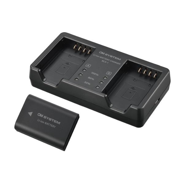 OM SYSTEM オーエムシステム 納期約1ヶ月以上 SBCX-1　リチウムイオン充電池充電器セッ...