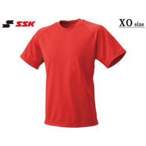 SSK エスエスケイ 【メンズ・ユニセックス】クルーネックTシャツ【レッド】【XO】BT2250