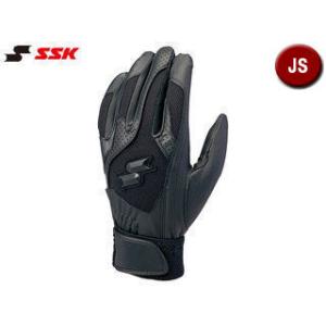 SSK エスエスケイ 【メンズ・ユニセックス】高校野球対応シングルバンド手袋(両手)【ブラック】【J...