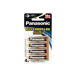 Panasonic パナソニック FR6HJ/4B 1.5Vリチウム乾電池 単3形4本パック｜murauchi3