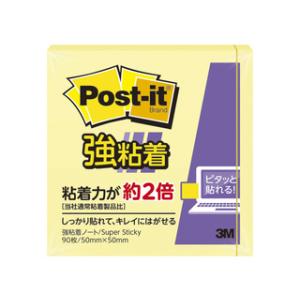 3M/スリーエムジャパン 【Post-it/ポストイット】強粘着ノート パステルカラー イエロー 6...