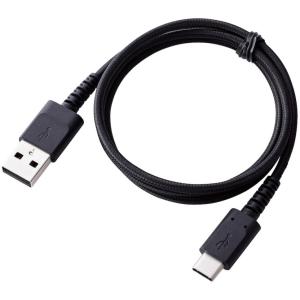 ELECOM エレコム  高耐久USB Type-Cケーブル 0.7m ブラック MPA-ACS07NBK｜murauchi3