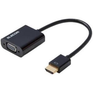 ELECOM エレコム HDMI用VGA変換アダプタ ブラック AD-HDMIVGABK2
