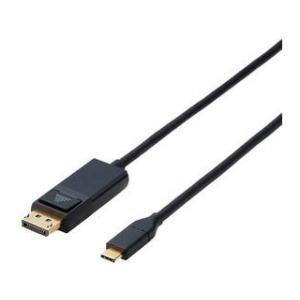 ELECOM エレコム USB Type-C用DisplayPort変換ケーブル 2.0m ブラック  CAC-CDP20BK｜murauchi3