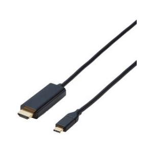 ELECOM エレコム USB Type-C用HDMI変換ケーブル 2.0m ブラック CAC-CHDMI20BK｜murauchi3