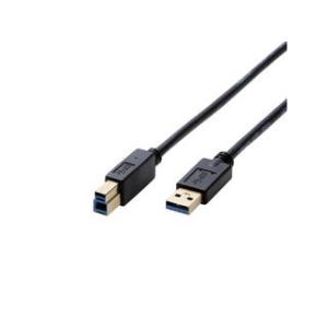 ELECOM エレコム  USB3.0ケーブル/A-Bタイプ/2.0m/ブラック DH-AB3N20BK｜murauchi3