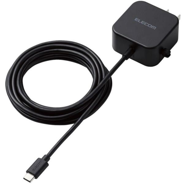 ELECOM エレコム スマホ・タブレット用AC充電器/2.4A出力/Type-C/USB-C/ケー...