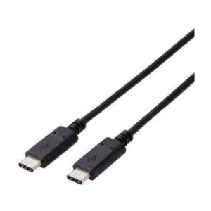 ELECOM エレコム  USB2.0ケーブル/PS5対応/C-Cタイプ/ノーマル/2.0m/ブラック GM-U2CCC20BK｜murauchi3