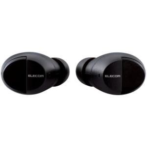 ELECOM エレコム  完全ワイヤレスBluetoothヘッドホン LBT-TWS12BK ブラック｜murauchi3