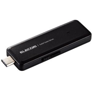 ELECOM エレコム  外付けSSD/ポータブル/USB3.2(Gen2)/USBメモリ型/1TB...