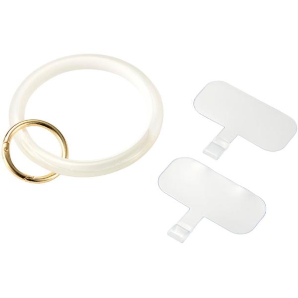 ELECOM エレコム スマホハンドストラップ/ストラップホールシート付属(2枚)/樹脂素材リング/...