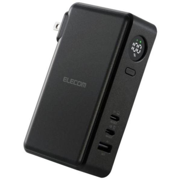 ELECOM エレコム DE-AC13-10000BK モバイルバッテリー/リチウムイオン電池/AC...