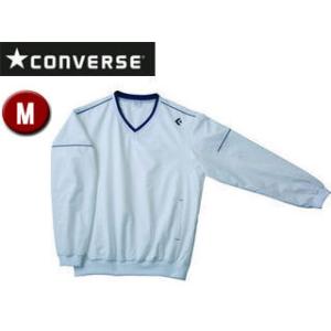 コンバース CONVERSE  CB162501S-1129 ウォームアップジャケット（裾ボックス仕様） 【M】 （ホワイト×ネイビー）｜murauchi3