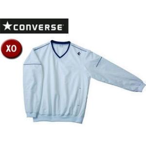 コンバース CONVERSE  CB162501S-1129 ウォームアップジャケット（裾ボックス仕様） 【XO】 （ホワイト×ネイビー）｜murauchi3