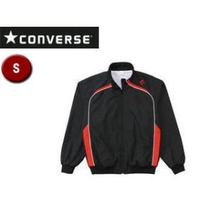 コンバース CONVERSE  CB162502S-1964 ウォームアップジャケット（裾フライス仕様） 【S】 （ブラック×レッド）｜murauchi3