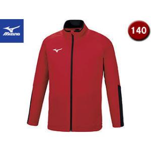 ミズノ ソフトニットジャケット チャイニーズレッド×ブラック mizuno ジュニア