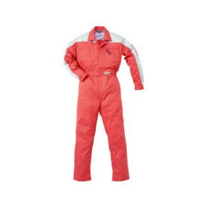 YAMADATATSU/山田辰  AUTO-BI/オートバイ つなぎ服 KM-107 5Lサイズ オレンジ 107-OR-5L