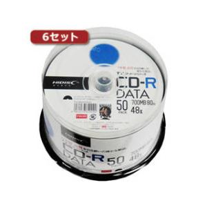 HIDISC/ハイディスク HI DISC 【6セット】 CD-R(データ用)高品質 50枚入 TY...