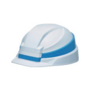 DICプラスチック 折りたたみヘルメット IZANO2 ホワイト/ブルーライン KP IZANO2 ...