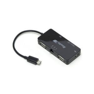 ルートアール USBハブ＋充電ケーブル RUH-OTGU2CR+C