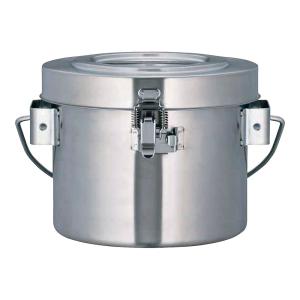 送料無料! IH対応 19-0クロムステンレス給食缶(汁食缶)20L・30cm