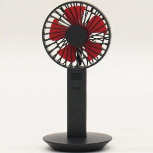 HIRO ヒロコーポレーション HCF20-16ED-BK 充電式デジタルハンディファン ブラック