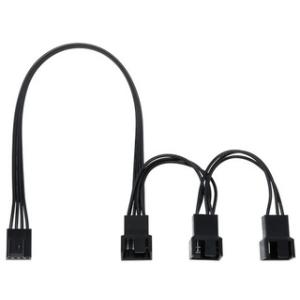 ainex アイネックス PWMファン用電源3分岐デイジーチェーンケーブル 34cm ブラック CA...