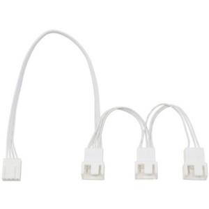 ainex アイネックス PWMファン用電源3分岐デイジーチェーンケーブル 34cm ホワイト CA...