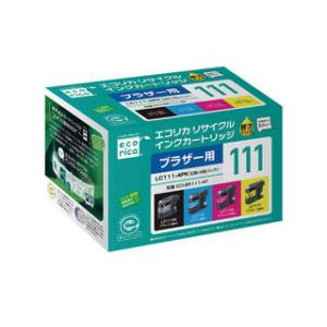 ecorica/エコリカ BROTHER/LC111-4PK互換/4色パック ECI-BR111-4...