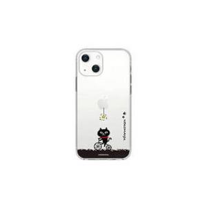 abbi FRIENDS abbi FRIENDS 公式ライセンス品 ネコマンジュウソフトクリアケース for iPhone 14 サイクリング 背面カバー｜murauchi3