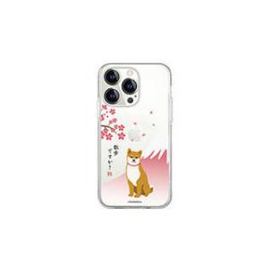 abbi FRIENDS abbi FRIENDS 公式ライセンス品 しばたさんソフトクリアケース for iiPhone 14 Pro さくら 背面カバー型 AB｜murauchi3