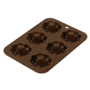 Bestco ベストコ シリコン ドーナツ型 ケーキ型 ポンデ 6個取り  オーブン 電子レンジ 専...