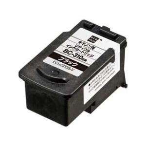 ecorica/エコリカ 互換リサイクルインクカートリッジ キヤノン BC-310対応(ブラック) ...