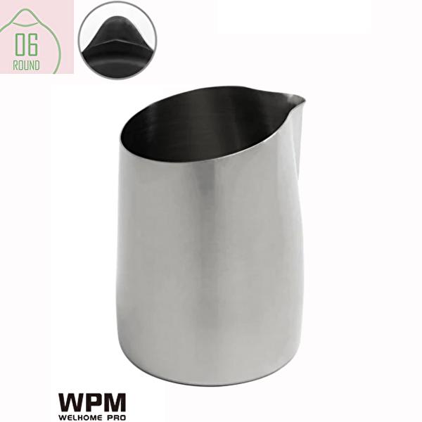 WPM HC7106ST-1 ＷＰＭステンレスミルクピッチャー ハンドルレス　ラウンドスパウト 45...