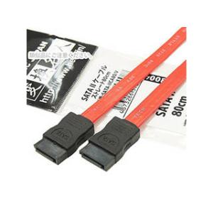 変換名人 変換名人 SATA 2 ケーブル ストレート80cm SATA-IICA80/V