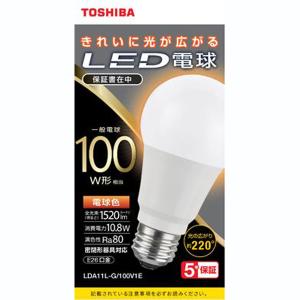 TOSHIBA（東芝） LDA11L-G／100V1 LED電球 全方向 電球色 100W形相当
