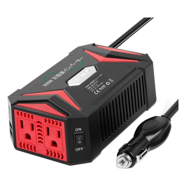 BESTEK MRZ3010HU BESTEK 正弦波カーインバーター 300W