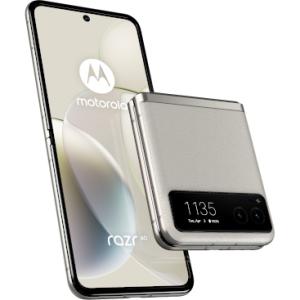 Motorola モトローラ  6.9型SIMフリースマートフォン 折りたたみ式 razr 40 PAYC0001JP バニラクリーム｜murauchi3