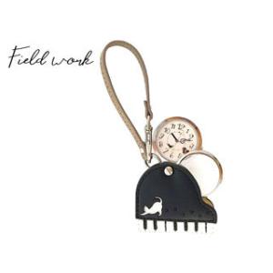 Field work/フィールドワーク  LW038-2 ねこピアノ ルーペ付きリードウォッチ