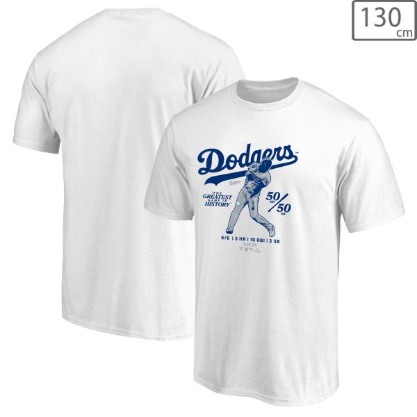 Fanatics ファナティクス 【キッズ】大谷翔平 50-50 6 for 6 Tシャツ 【ホワイ...